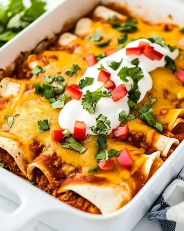 Homemade Ground Turkey Enchiladas photo