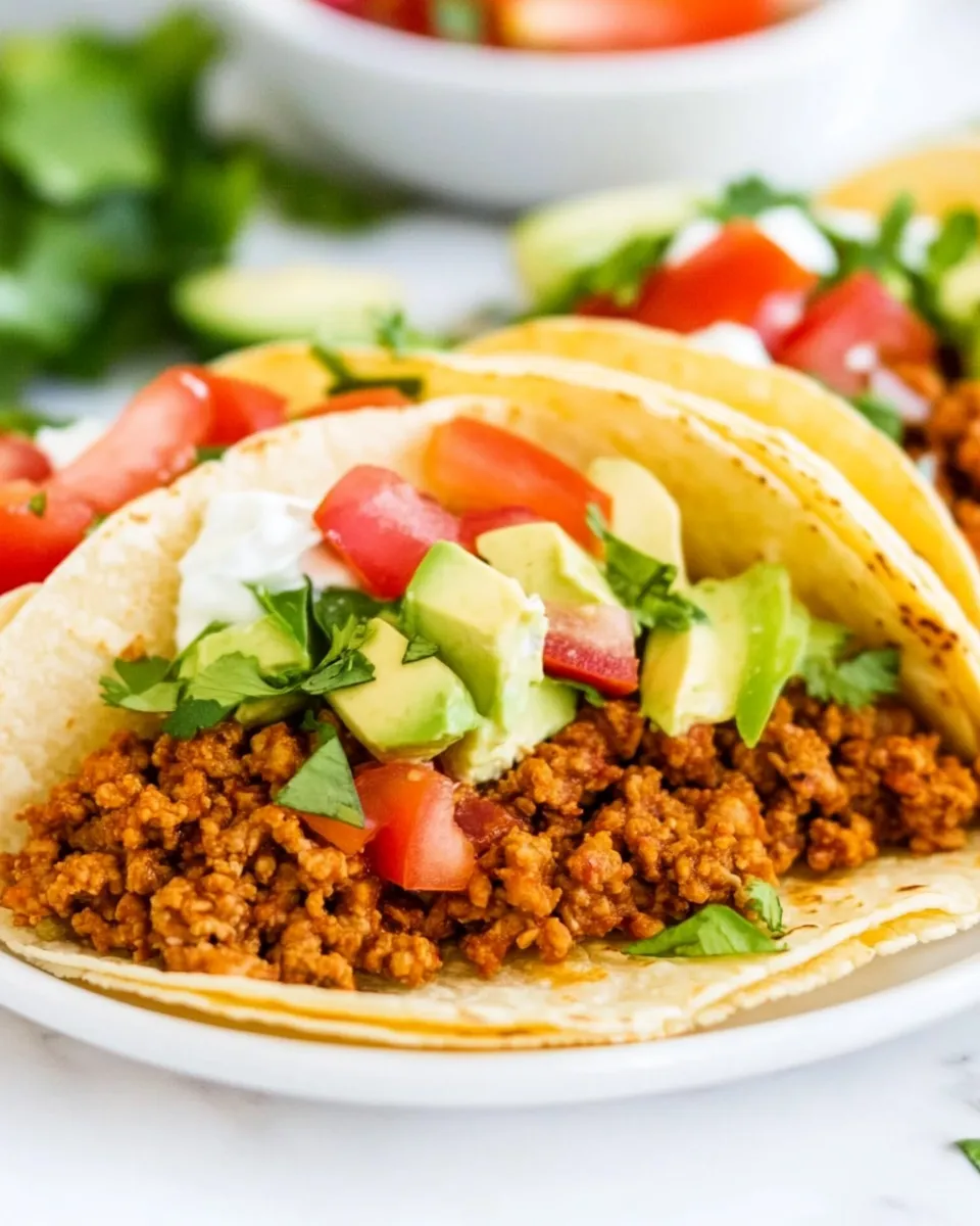 Classic Ground Turkey Tacos image