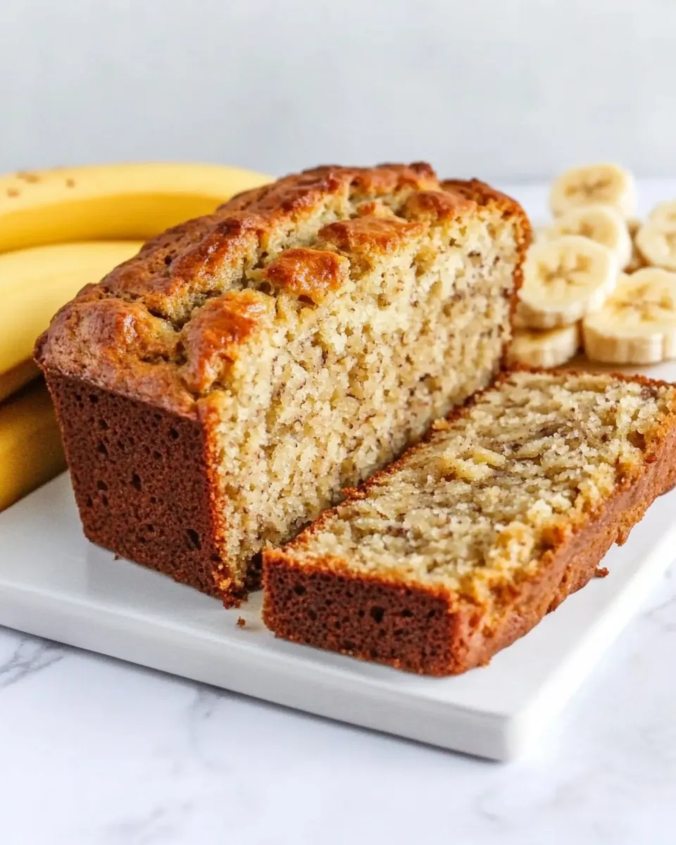 Delicious Hawaiian Banana Bread shot