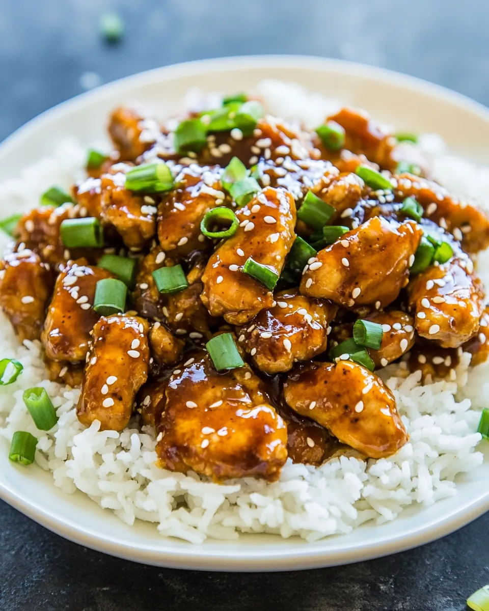 Homemade Healthier 20 Minute Sesame Chicken photo
