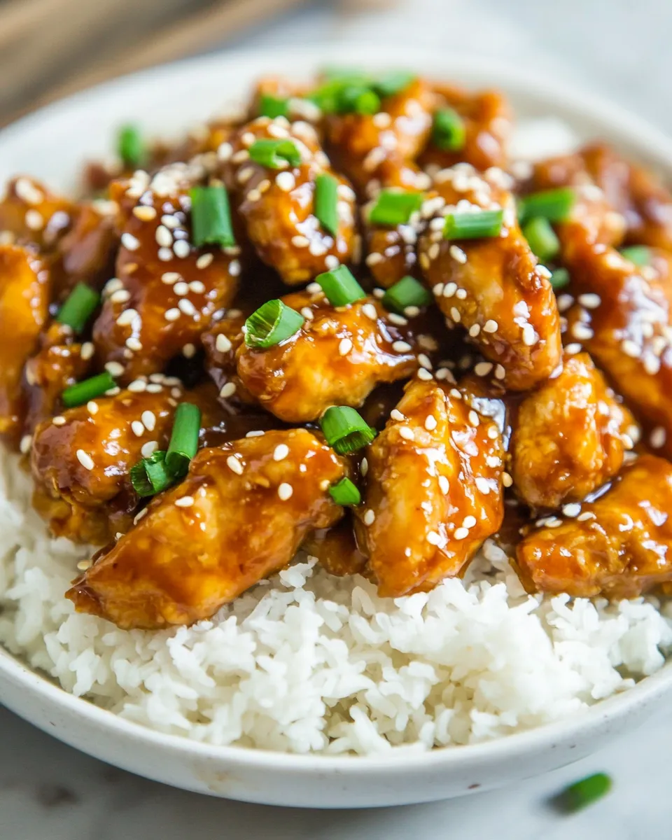 Classic Healthier 20 Minute Sesame Chicken image