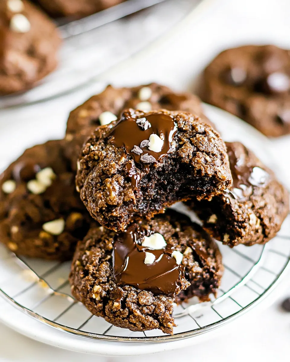 Homemade Healthy Chocolate Cookies photo