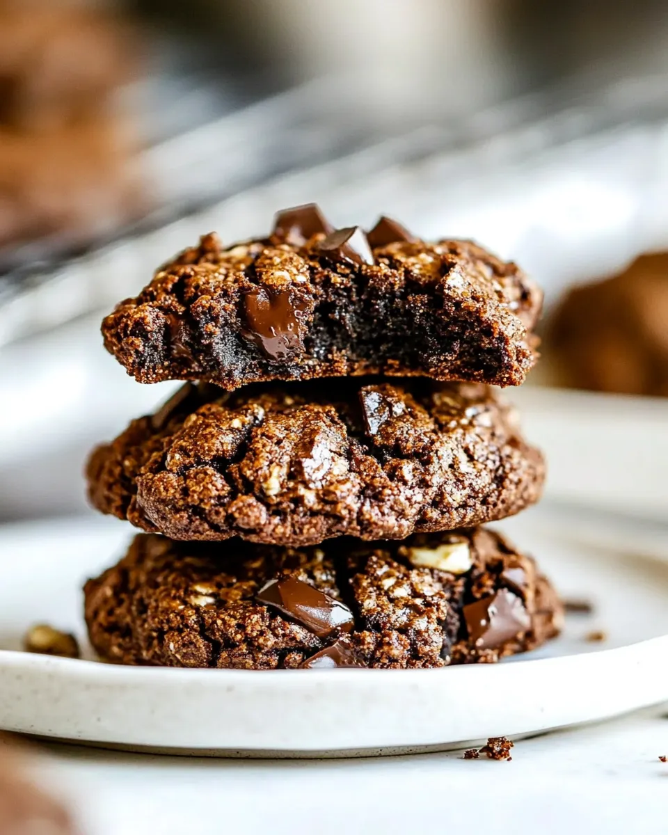Easy Healthy Chocolate Cookies recipe photo