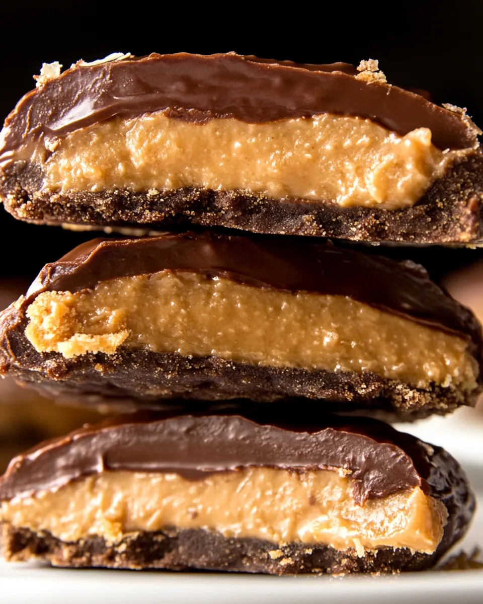 Delicious Healthy Girl Scout Cookie Tagalongs shot