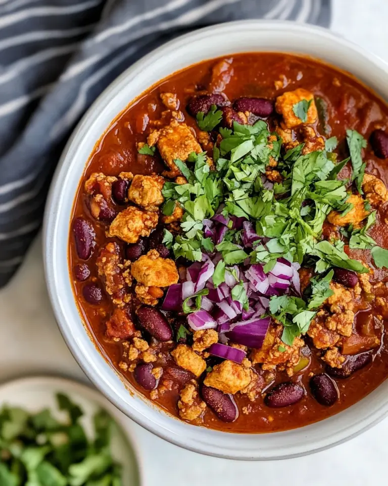 Homemade Hearty Tofu Chili recipe photo