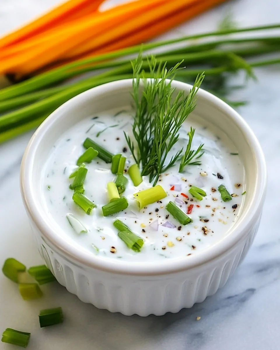 Quick High Protein Ranch Dressing recipe photo