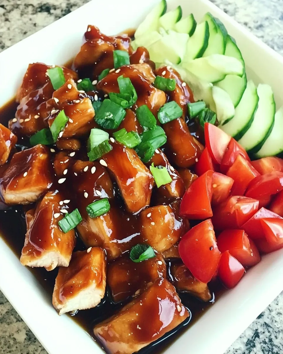 Delicious Hoisin Chicken shot