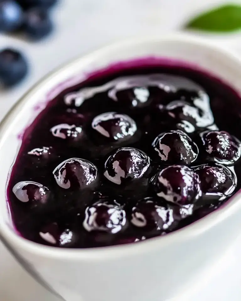 Easy Homemade Blueberry Sauce photo