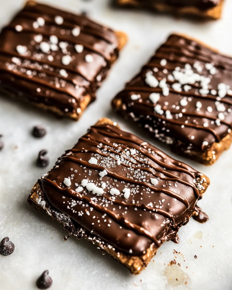 Sweet Homemade Chocolate Fudge Pop Tarts. image
