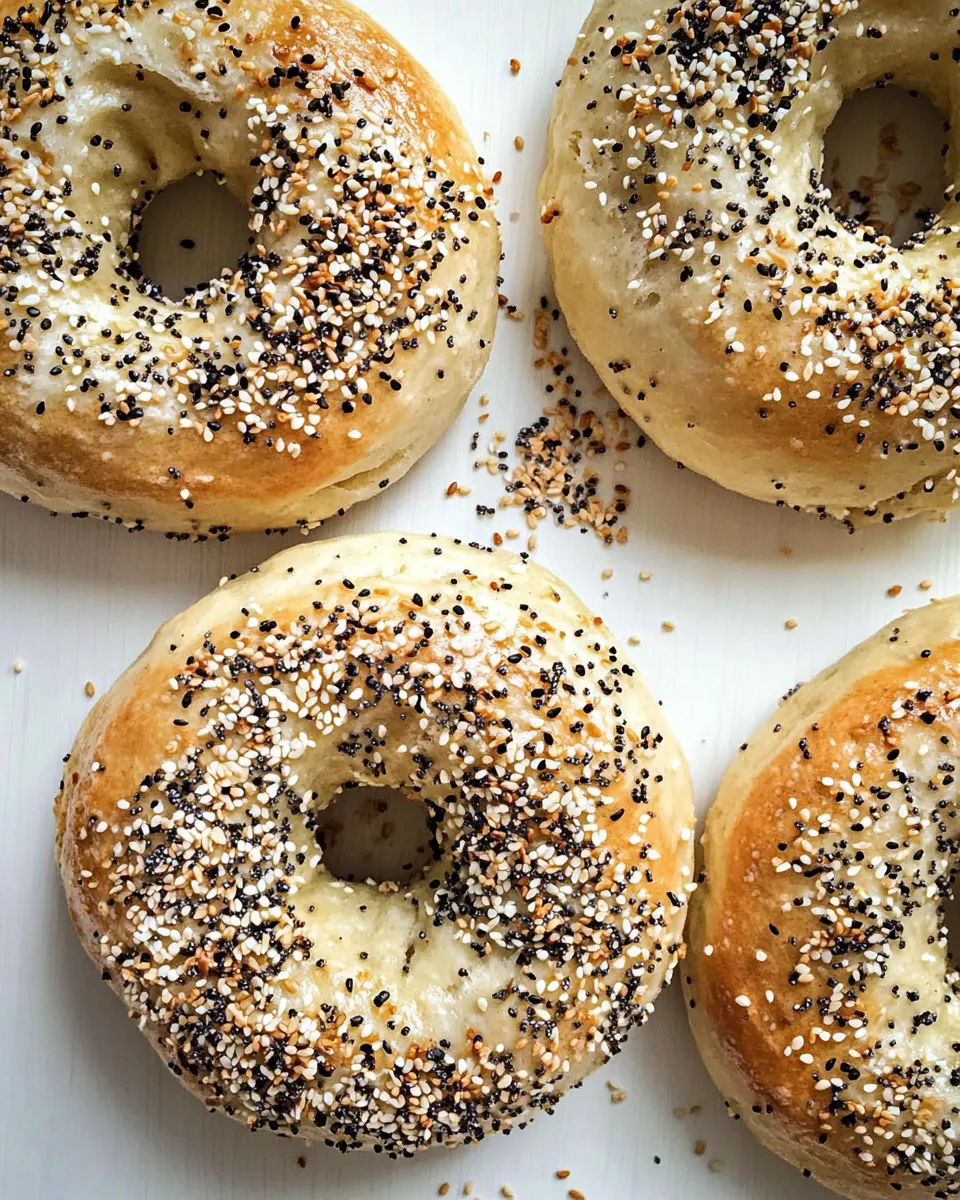 Homemade Everything Bagels photo