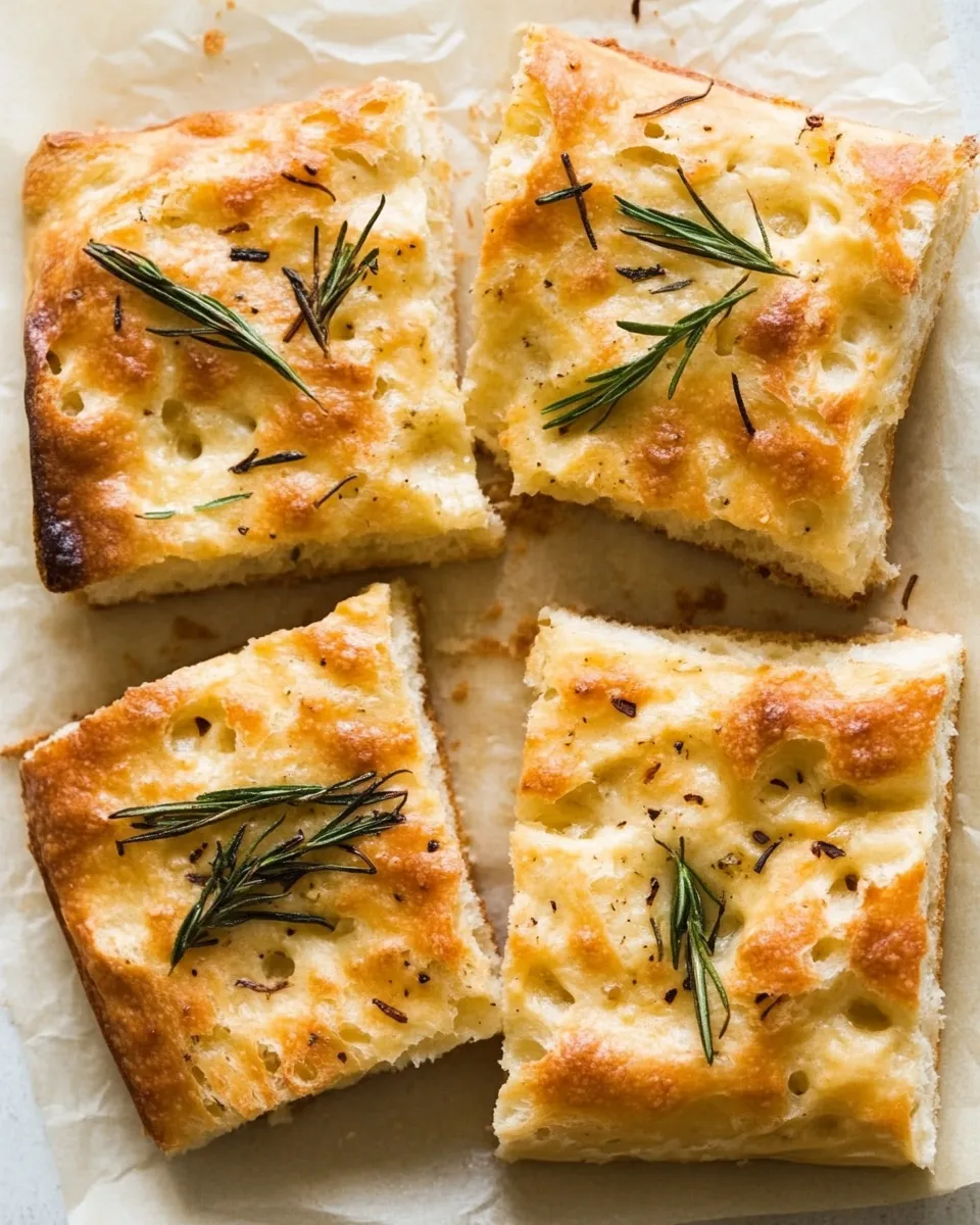 Classic Homemade Focaccia Bread recipe photo