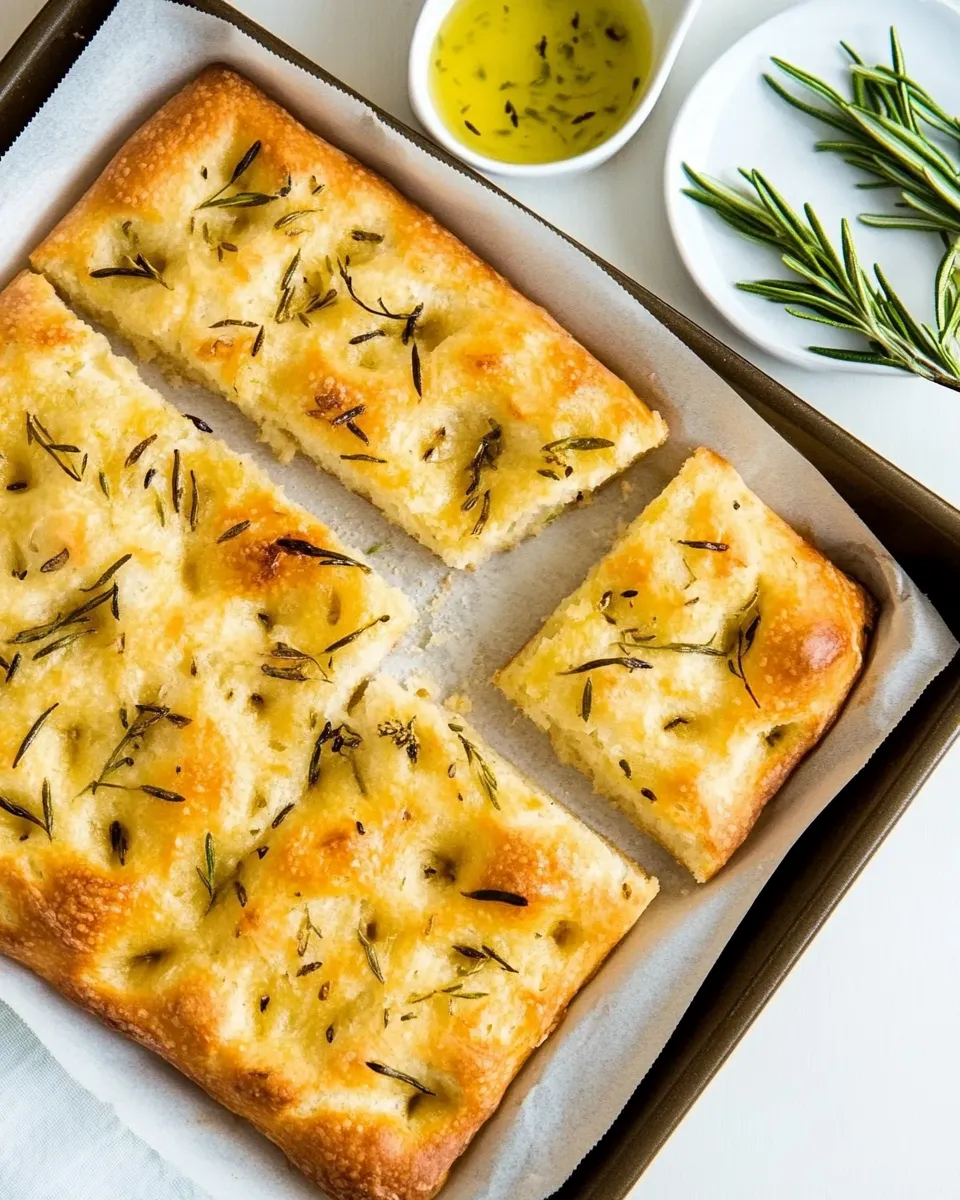 Best Homemade Focaccia Bread shot