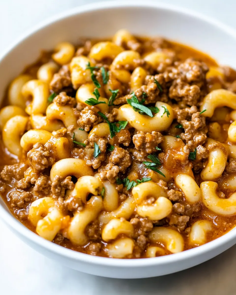 Classic Homemade Hamburger Helper Recipe dish photo