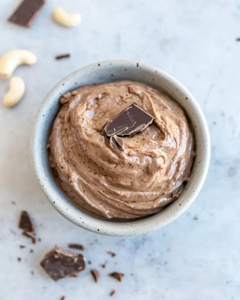 Healthy Homemade Milk Chocolate Cashew Butter. food shot