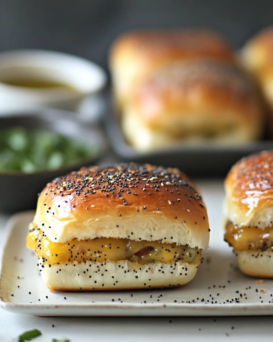 Fresh Homemade Poppy Seed Burger Buns recipe image