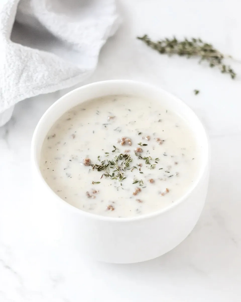 Classic Homemade Sausage Gravy Recipe dish photo