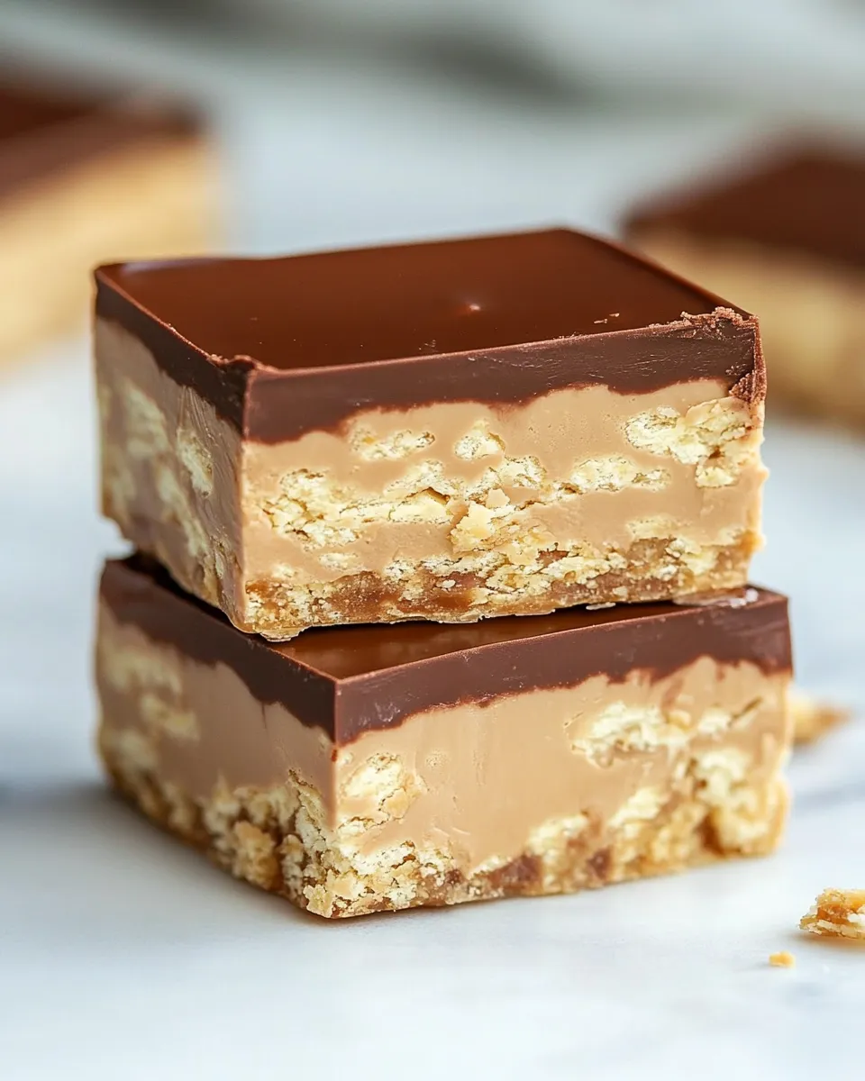 Delicious Homemade Snickers Bars image