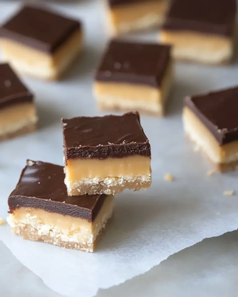 Homemade Twix Bars recipe image