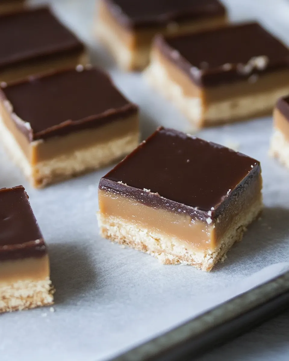 Classic Homemade Twix Bars picture