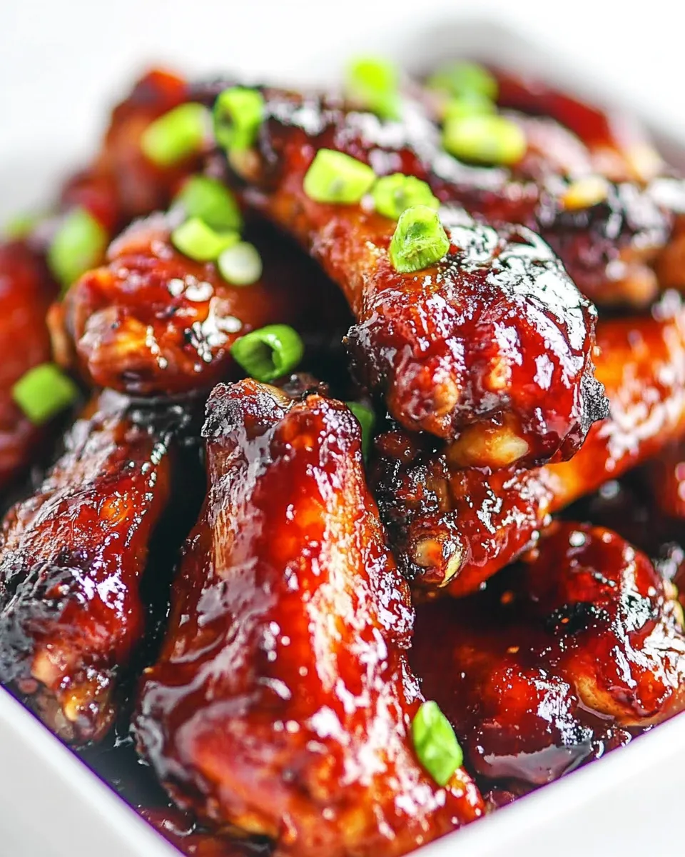 Homemade Honey Garlic Chicken Wings photo