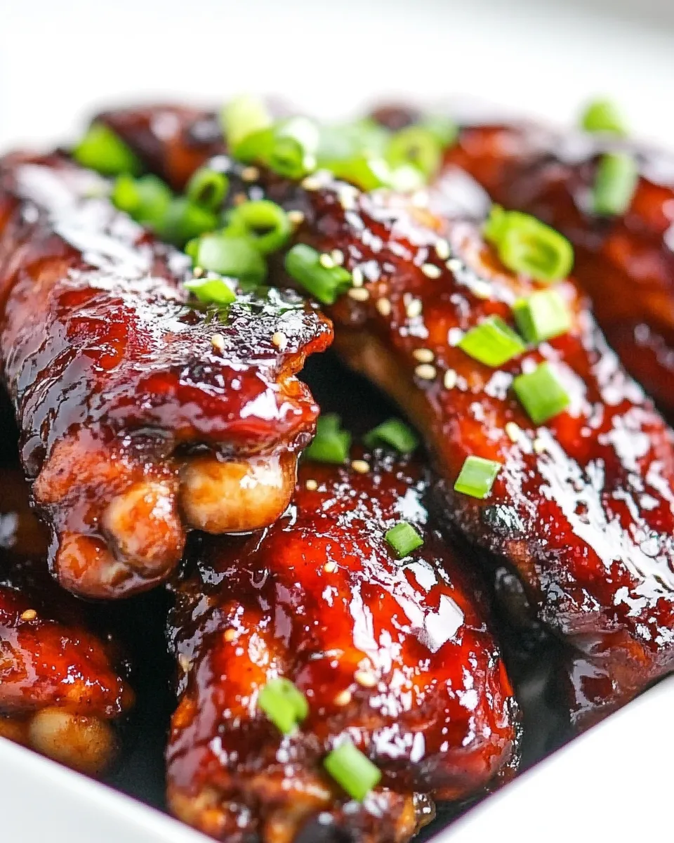 Easy Honey Garlic Chicken Wings recipe photo