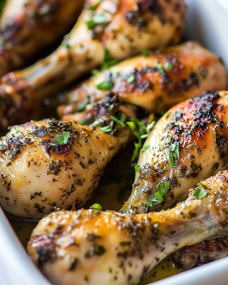Homemade Honey Herb Chicken Drumsticks recipe photo