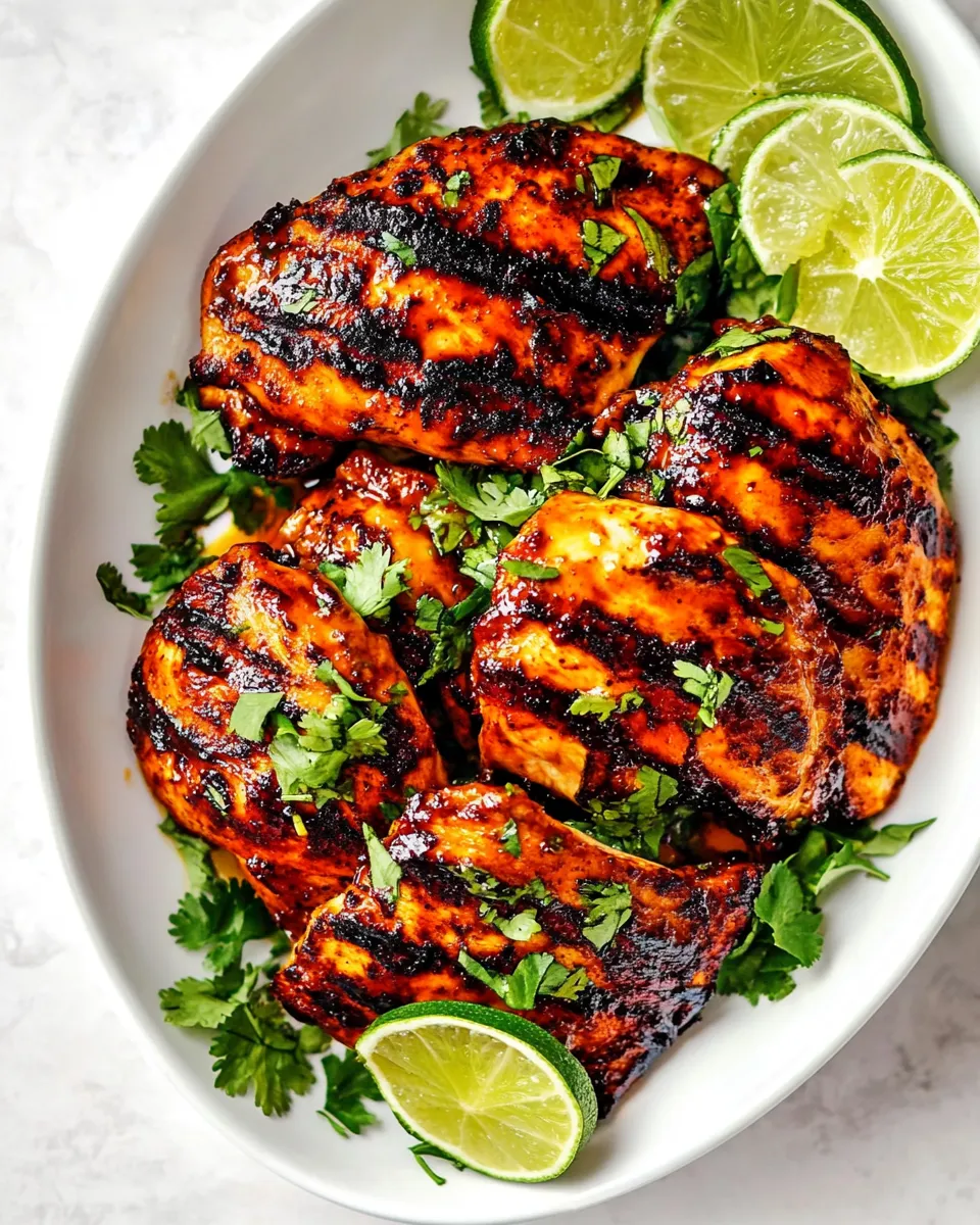 Fresh Honey Lime Chicken shot