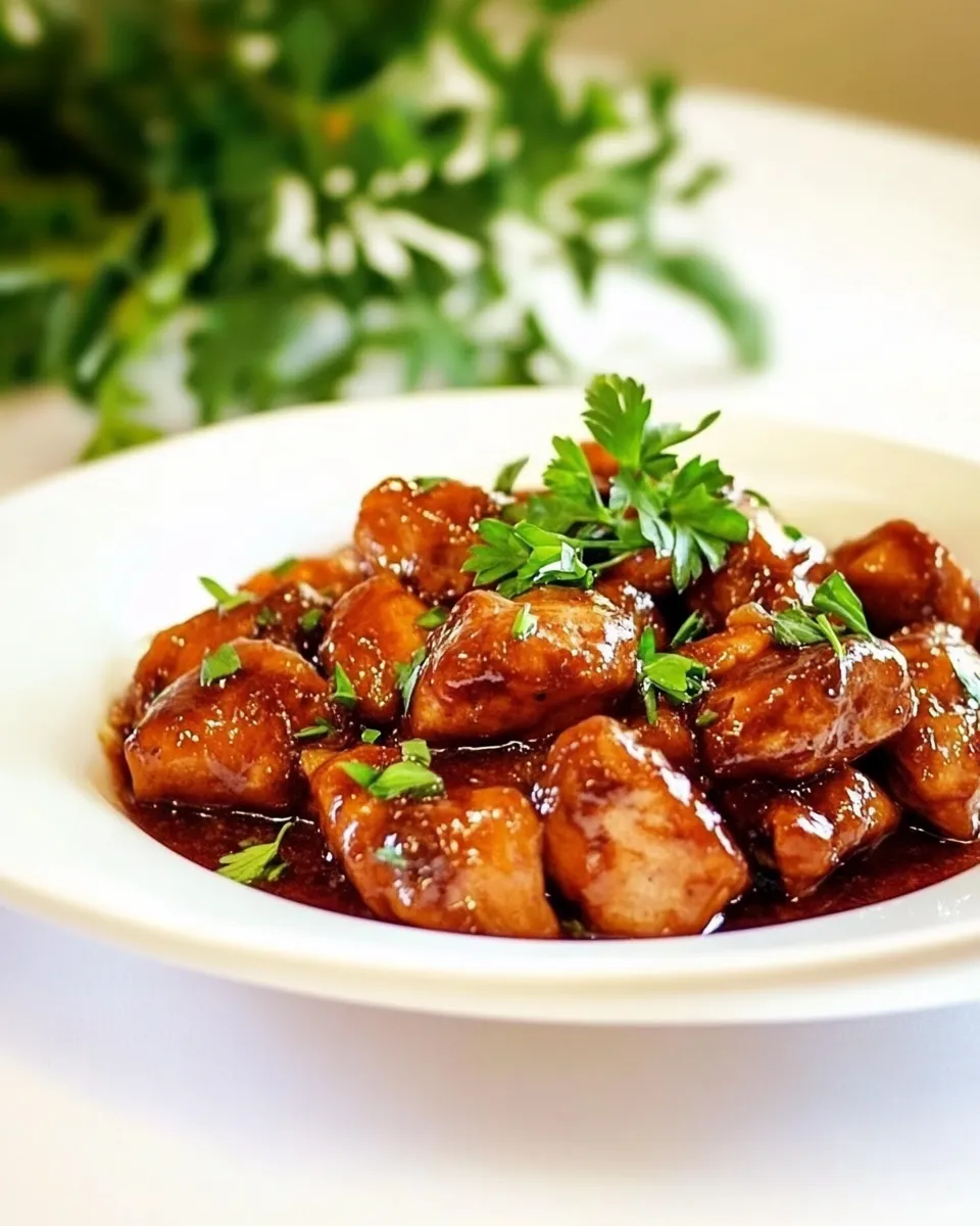 Delicious Honey Pepper Chicken shot