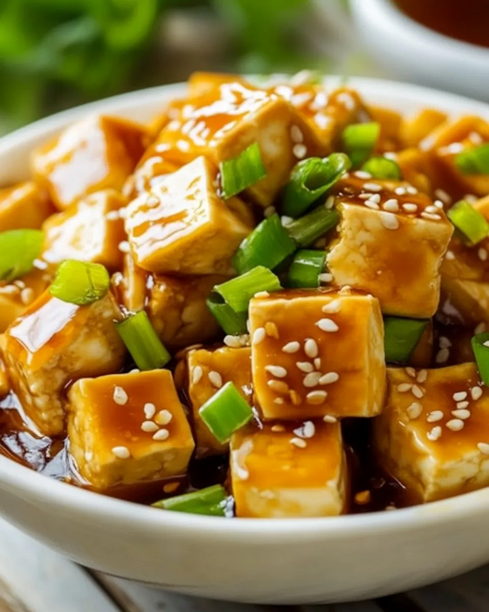 Quick Honey Sesame Tofu recipe photo