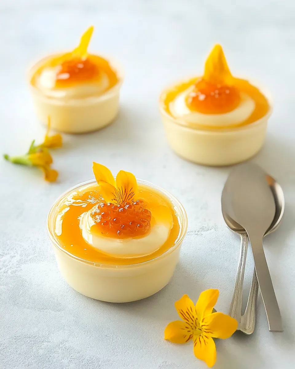 Easy Honey Vanilla Pots de Crme recipe photo