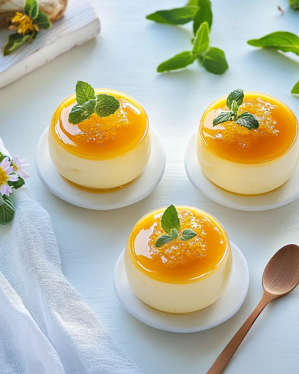 Classic Honey Vanilla Pots de Crme shot