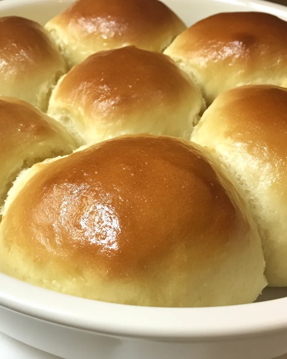 Easy Honey Yeast Rolls recipe photo