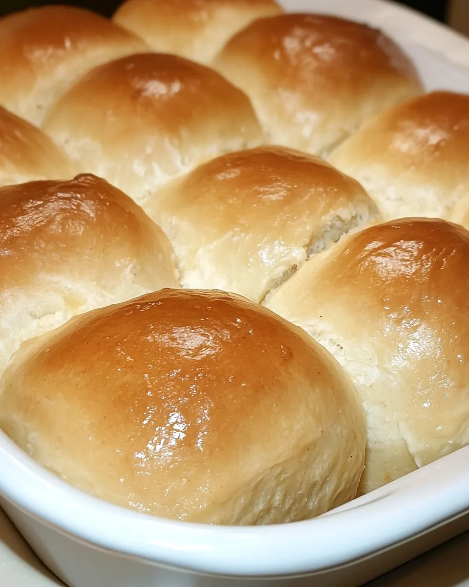 Delicious Honey Yeast Rolls shot