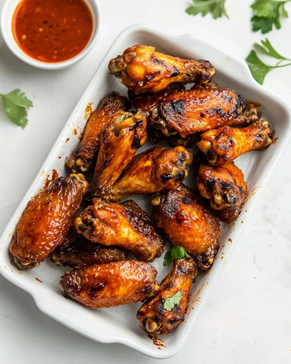 Classic Hot & Spicy Baked Buffalo Chicken Wings image