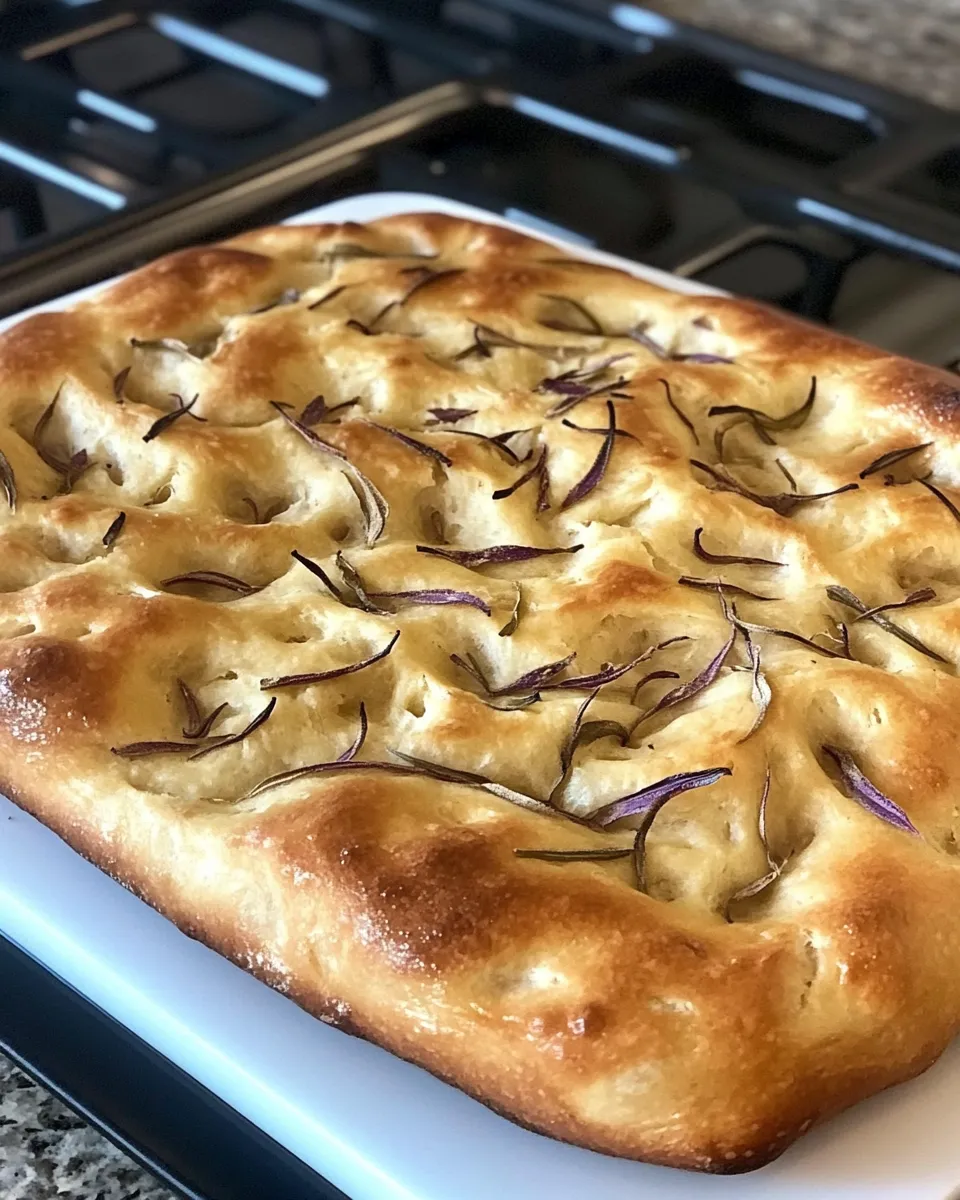 Easy How To Make Homemade Focaccia Bread For Beginners image