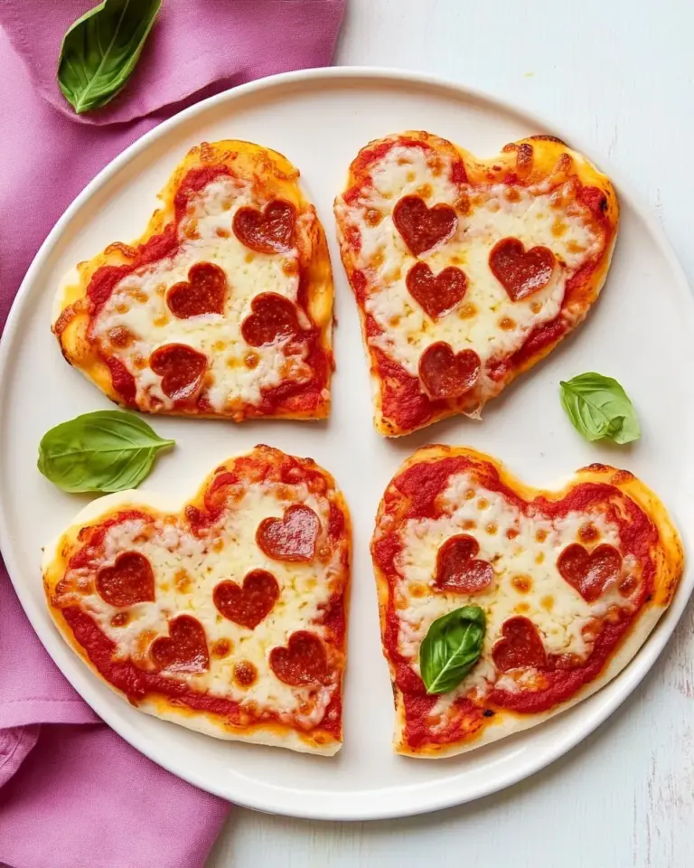 Easy How to Make Heart-Shaped Pizzas photo