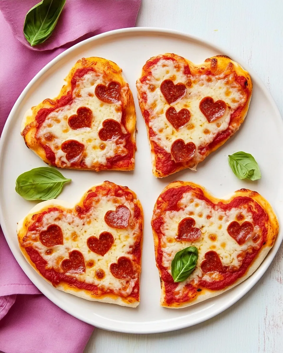 Easy How to Make Heart-Shaped Pizzas photo