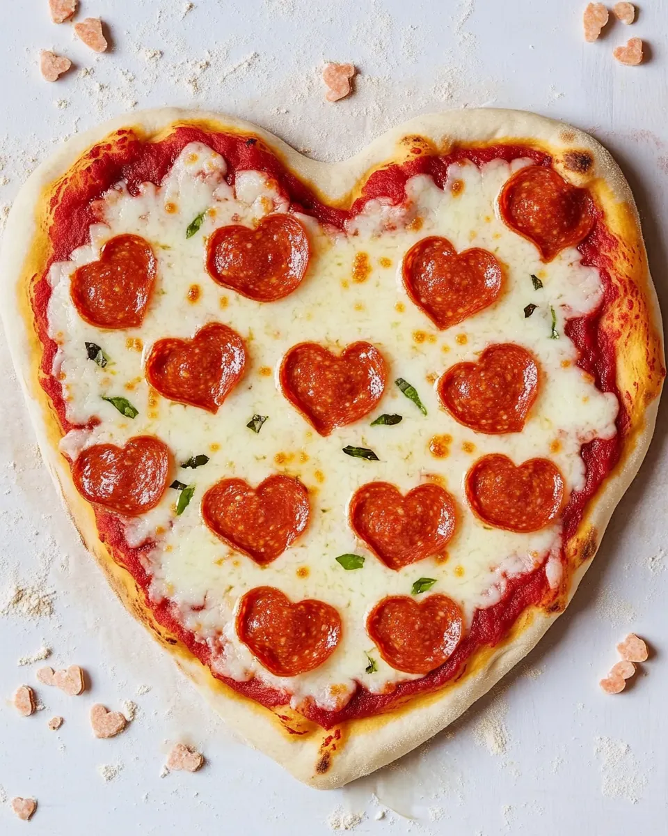 Homemade How to Make Heart-Shaped Pizzas recipe photo