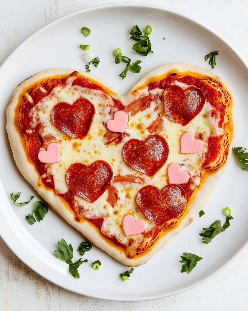 Quick How to Make Heart-Shaped Pizzas shot
