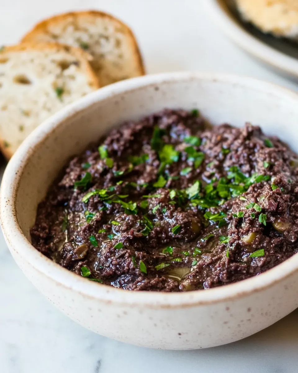 Homemade How to Make Olive Tapenade photo