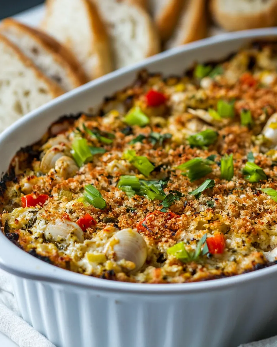Classic Incredible Baked Clam Dip image