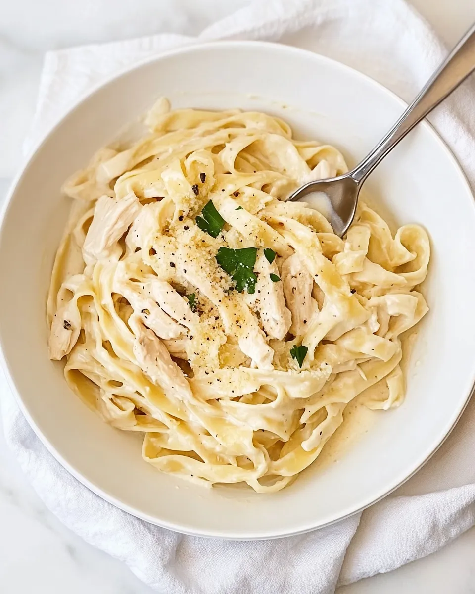 Delicious Instant Pot Chicken Alfredo Recipe shot