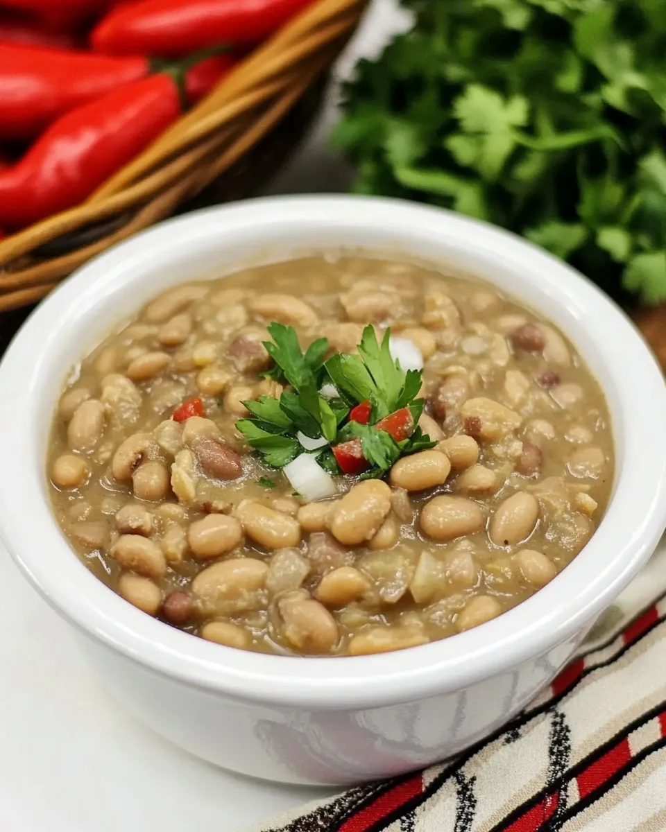 Savory Instant Pot Copycat Rubios Pinto Beans shot