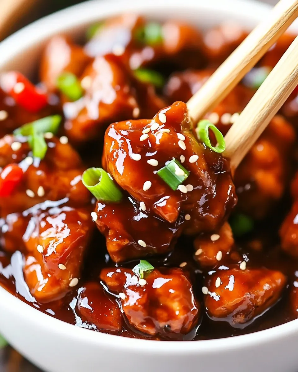 Classic Instant Pot General Tso Chicken image