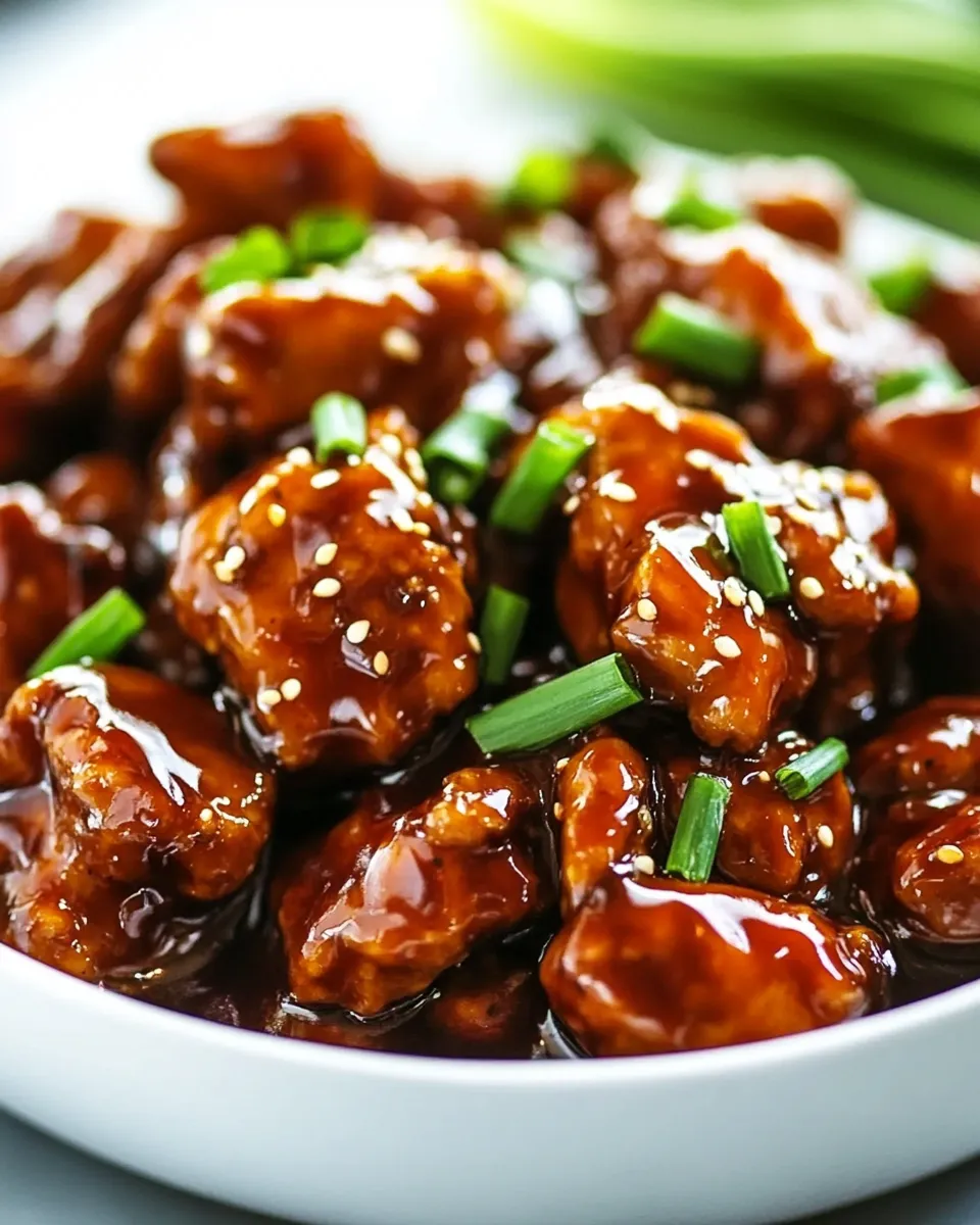 Delicious Instant Pot General Tso Chicken shot
