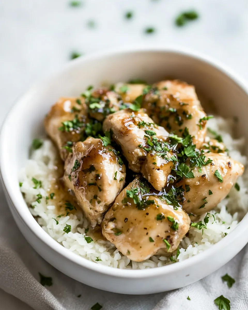 Quick Instant Pot Honey Garlic Chicken Recipe shot