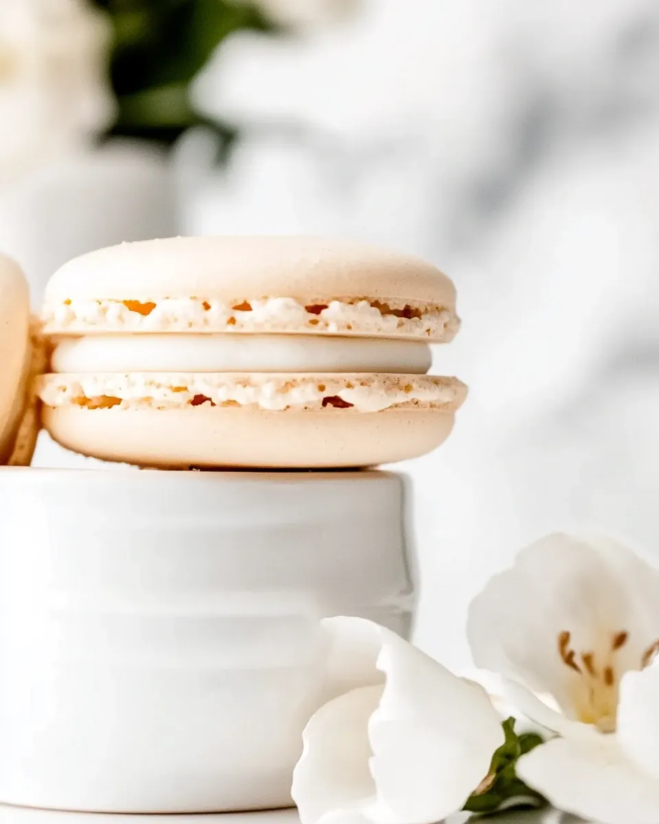 Delicious Irish Cream Macarons shot