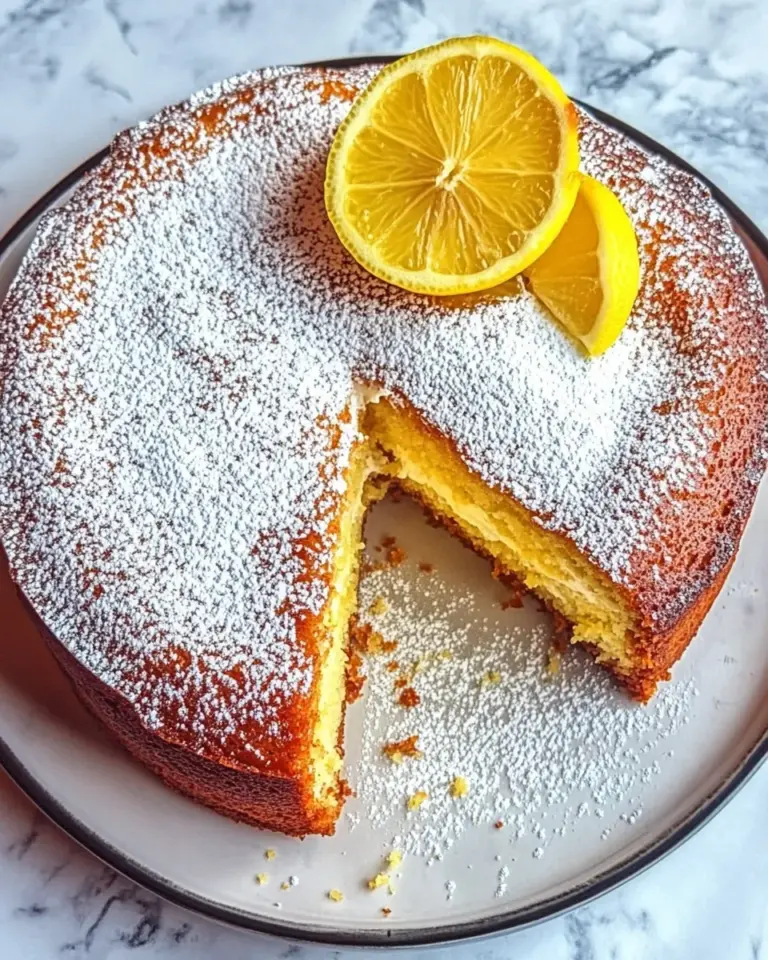 Homemade Italian Lemon Ricotta Cake photo