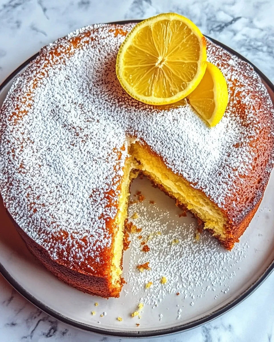 Homemade Italian Lemon Ricotta Cake photo
