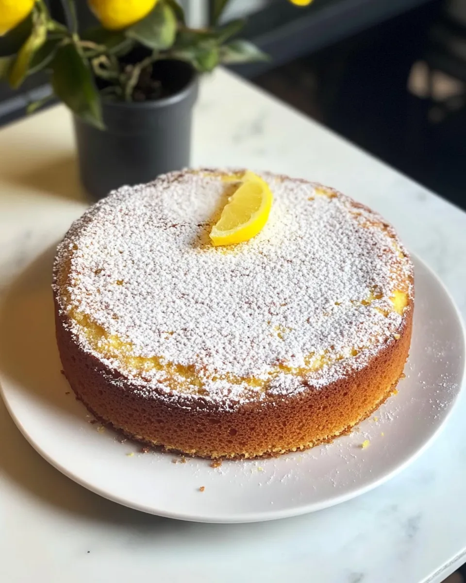 Classic Italian Lemon Ricotta Cake image
